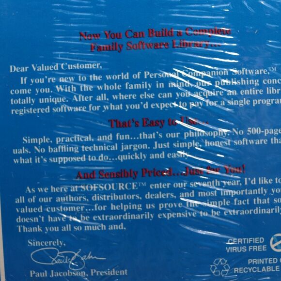 Tutor Master Learn DOS Vintage PC Floppy 3 1/3 Disc - Picture 12 of 13